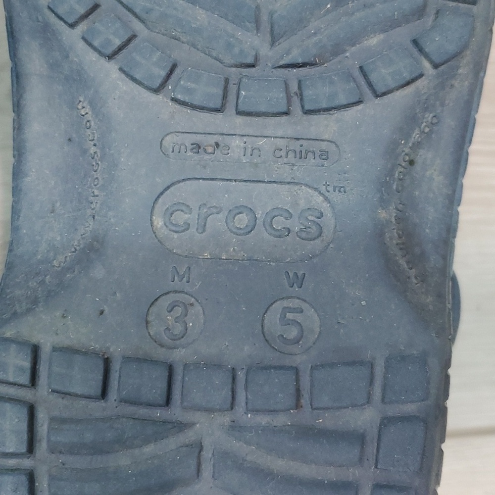 Crocs Women Comfort Crocskin Insulated lined Clogs Mule shoes sz 5 - Picture 10 of 11
